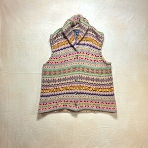 Chaps aztec sweater vest